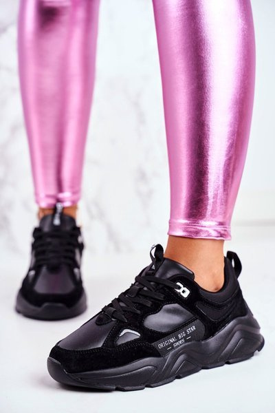 Жіноче спортивне взуття Кросівки Big Star GG274654 Чорні