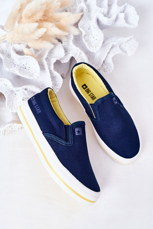 Дитячі сліпони Big Star HH374011 Navy Blue