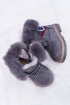 Дитячі чоботи для хлопчика на флісовій підкладці Trappers Grey Cobi