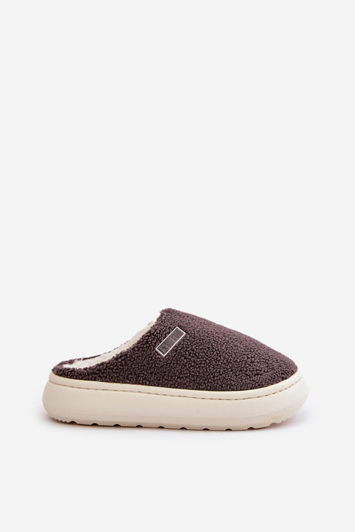 Теплі тапочки на товстій підошві Big Star MM274134 Dark Grey
