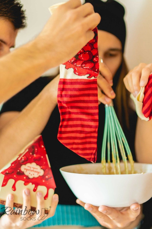 Чізкейк Rainbow Socks New York з вишнею 1 пара