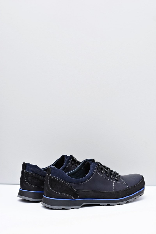 Чоловічі темно-сині відкриті напівчеревики Ivar