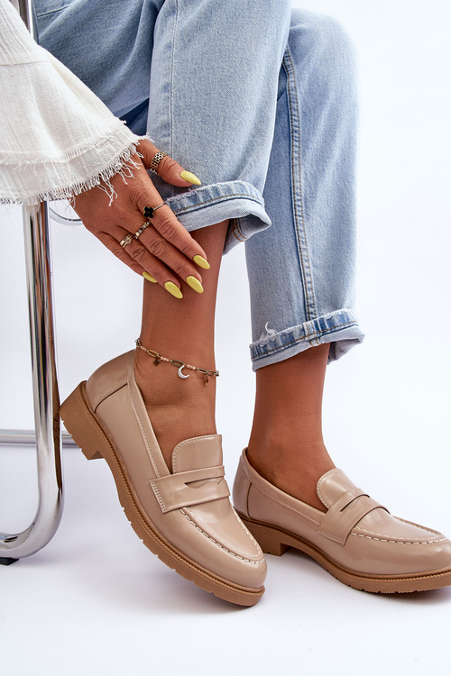 Класичні жіночі мокасини Faradays бежеві