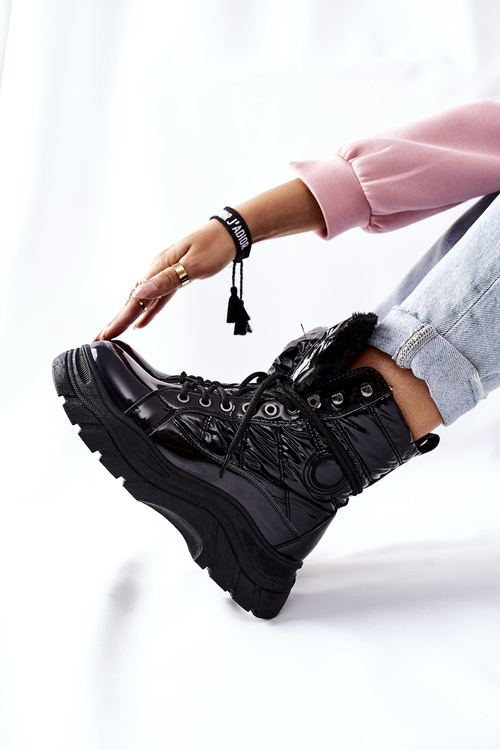 Чоботи жіночі чорні Ismobe