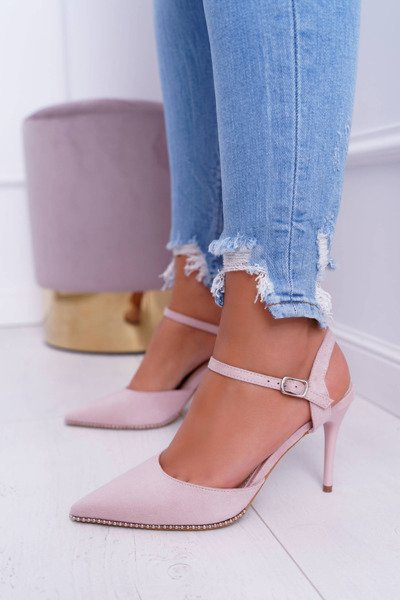 Жіночі туфлі на високому каблуці з покриттям на шпильці Рожеві тенденції