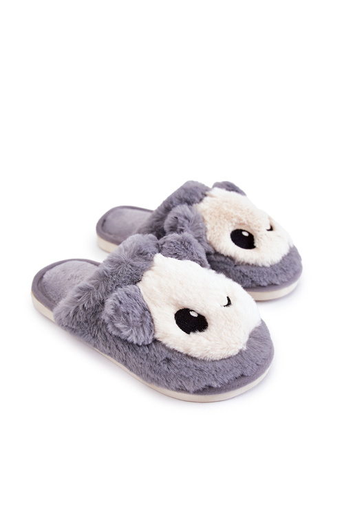 Дитячі хутряні сліпони Grey Alize