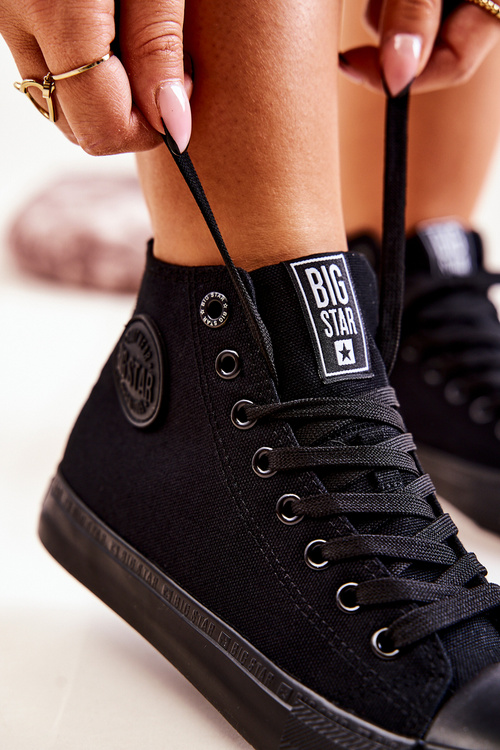 Жіночі високі кросівки Big Star FF274A170 Чорні