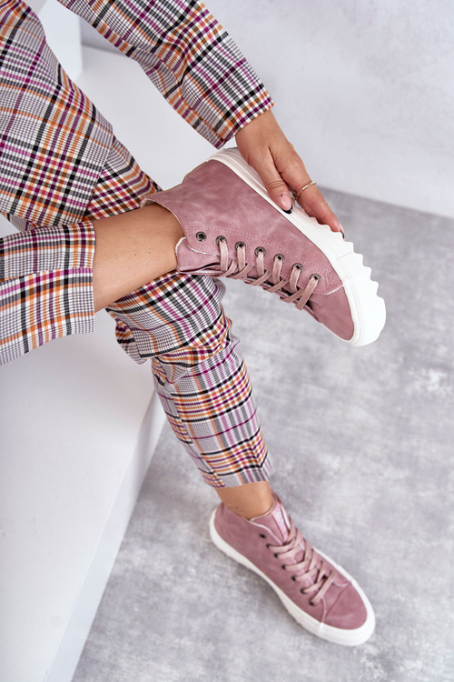 Жіночі кросівки Big Star High Warm Pink EE274113