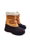 Дитячі снігові черевики на липучці Big Star KK374237 Camel