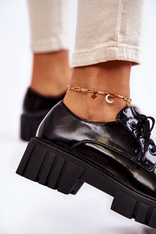 Модні лаковані туфлі La.Fi 210013B-NL Чорні