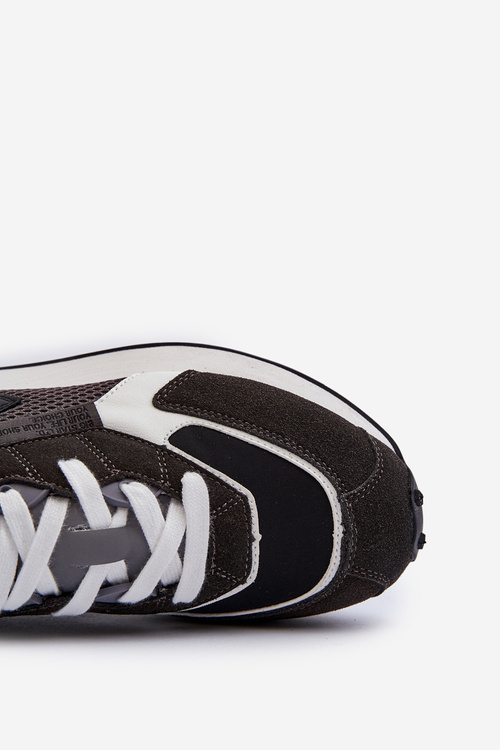 Чоловічі спортивні кросівки з системою Memory Foam Big Star NN174347 Чорні