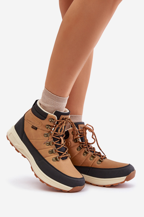 Утеплені чоловічі туристичні черевики коричневі Lee Cooper LCJ-24-03-3035M