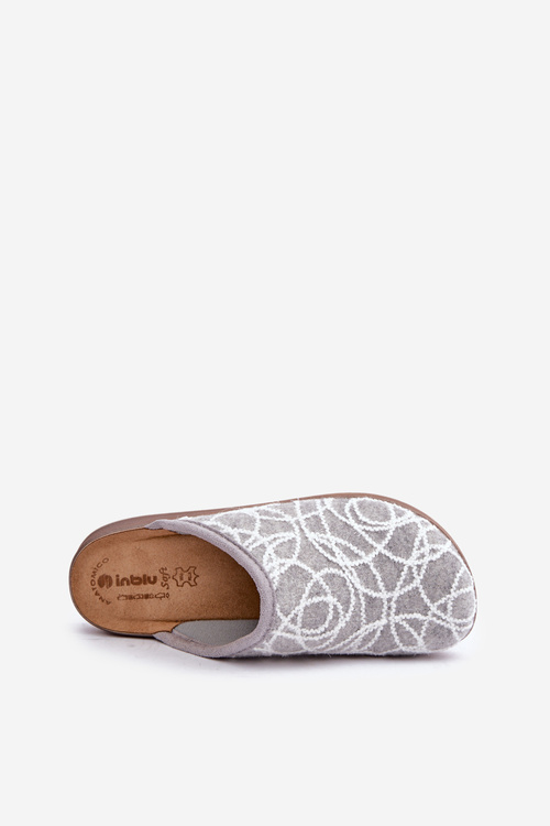 Блискучі Жіночі Тапочки Inblu CT000028 Сірі