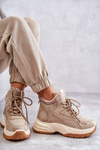 Черевики туристичні на платформі Lee Cooper LCJ-22-44-1352L Beige 