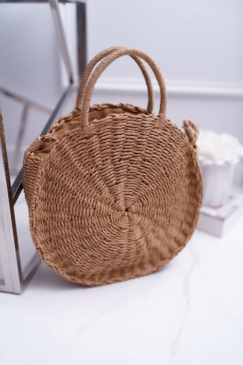 Жіноча сумка плетена Octario Camel