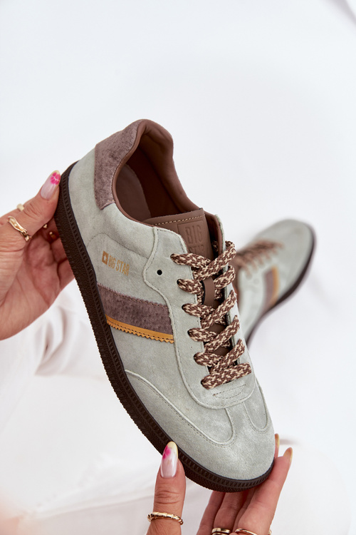 Жіночі Низькі Кросівки З Замші Big Star SS274678 HI-POLY SYSTEM М'ята