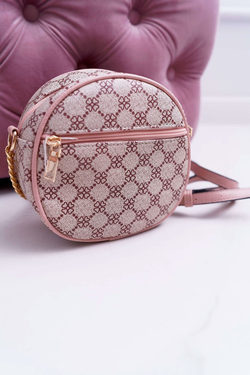 Сумочка Скриня Кругла Рожева