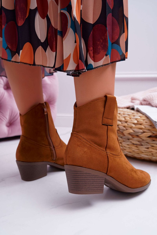 Жіночі ковбойські чоботи на плоскій підошві Camel Telifa