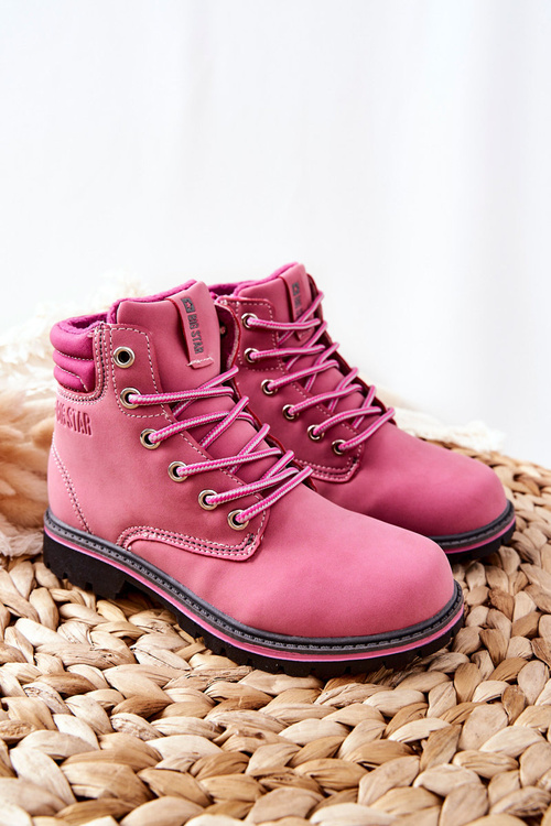 Дитячі черевики Trapper Big Star BB374124BS Рожеві