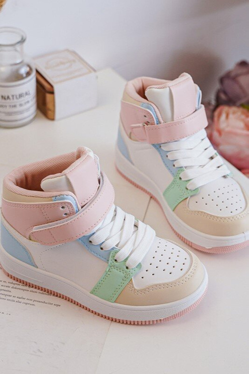Високе дитяче спортивне взуття Multicolor Teredite