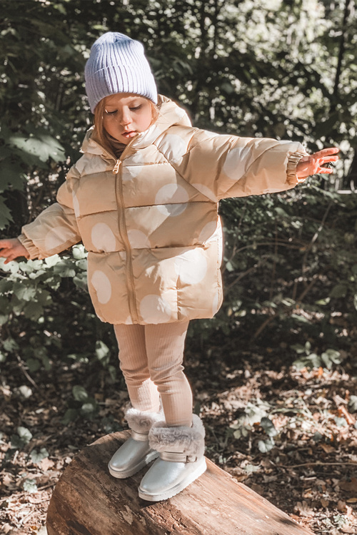 Дитячі утеплені зимові черевики з хутром Silver JellyBeans