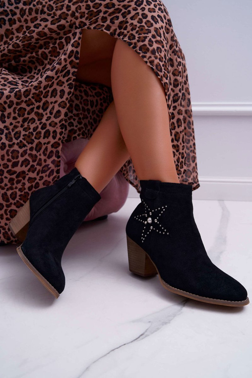 Жіночі ковбойські чоботи Black Cowber