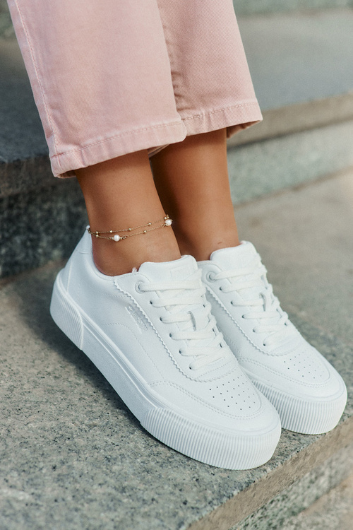 Низькі кросівки з еко-шкіри Big Star RR274303 Білі