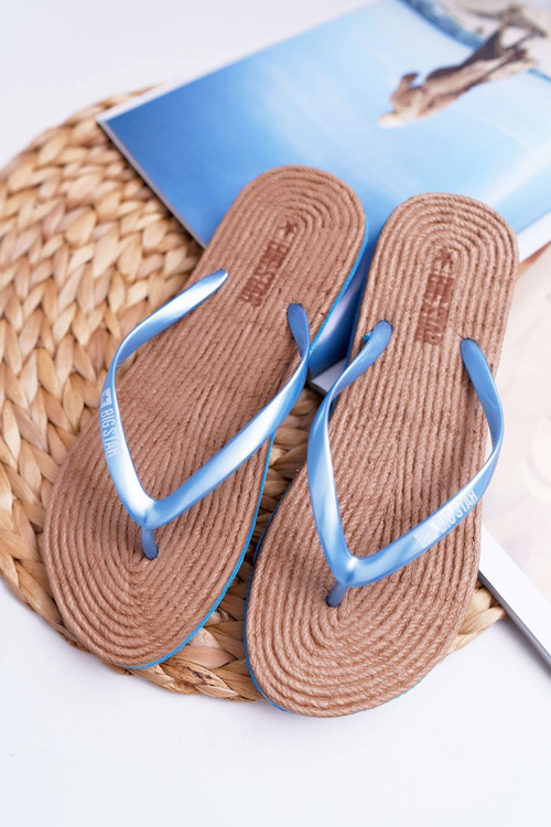 Жіночі шльопанці Big Star Flip Flops сині AA274A122