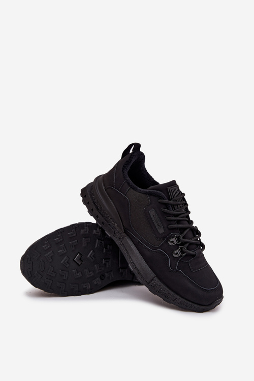 Чоловіче спортивне взуття з ізоляцією SS174411 HI-POLY SYSTEM Чорне