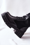 Високі чоботи з носком Black Monteri
