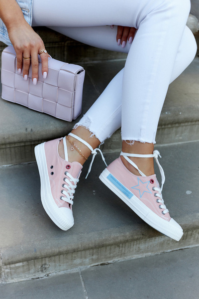 Жіночі низькі кросівки BIG STAR JJ274385 Рожеві