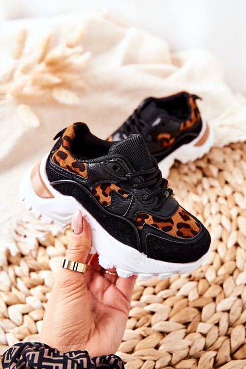 Дитяче спортивне взуття Кросівки коричнево-чорні Nila