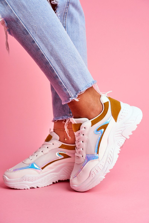 Спортивне жіноче взуття жовте біле Memory