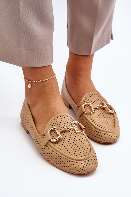Жіночі мокасини на плоскій підошві з декором Camel Iluvana