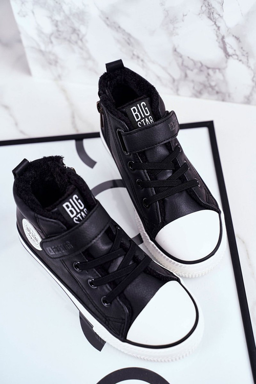 Дитячі утеплені кросівки Big Star GG374035 Чорні