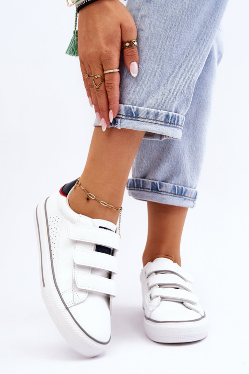 Жіночі кросівки на липучці Big Star LL274A207 білі