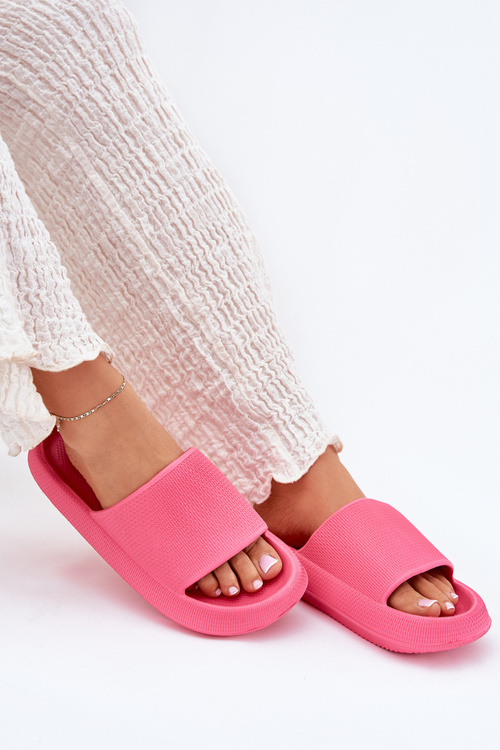 Жіночі Легкі Пінні Сандалі На Грубі Підошві Фуксія Querceria