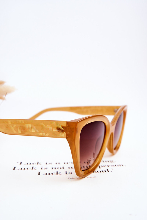 Жіночі сонцезахисні окуляри з написом M2404 Помаранчеві
