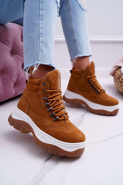 Трекінгове взуття Жіночі Trappers Camel Greem