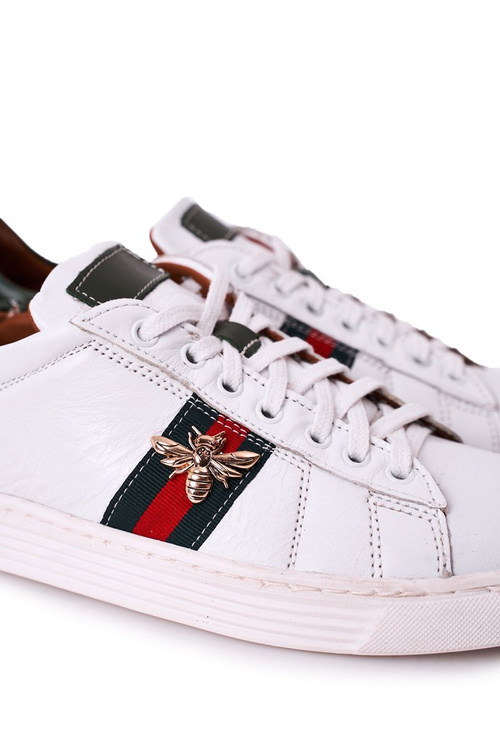 Чоловічі шкіряні кросівки BEDNAREK білі