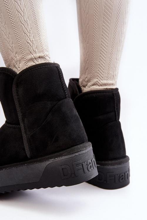 Веганські водонепроникні зимові черевики на платформі DFranklin DFSH371004 Чорні
