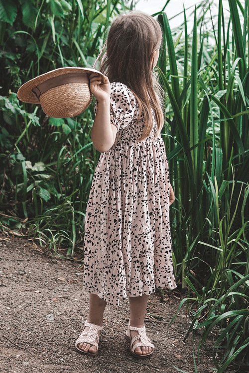 Дитячі плетені босоніжки Tracy рожеві