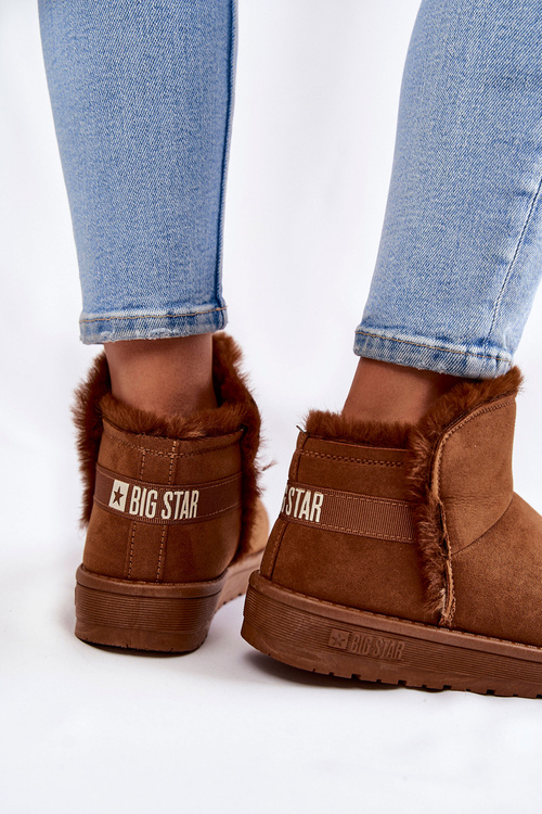 Жіночі зимові черевики Big Star KK274620 Коричневий