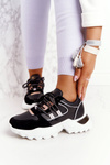 Жіночі кросівки на масивній підошві Black Power