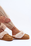 Жіночі тапочки з хутром Camel Pinky