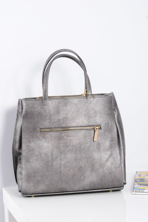 Велика срібна жіноча сумочка + саше + дзеркало ПОЛЬЩА