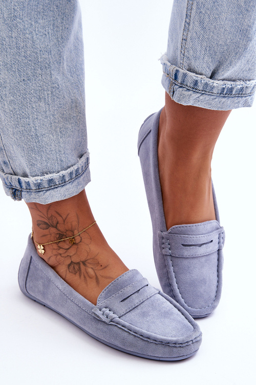 Жіночі замшеві мокасини Blue Lenvie