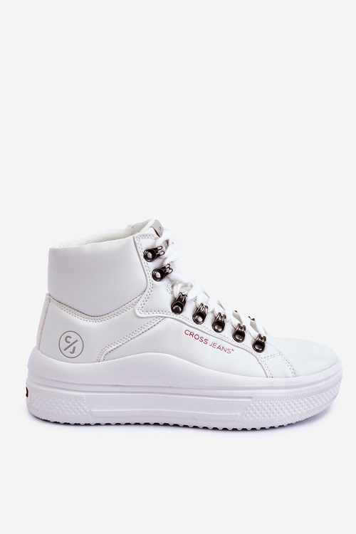Жіночі високі кросівки Cross Jeans KK2R4028C білі
