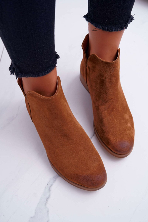 Жіночі весняні черевики на плоскій підошві Шкіряні коричневі Madness