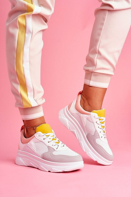 Спортивне жіноче взуття Pink White Fresno